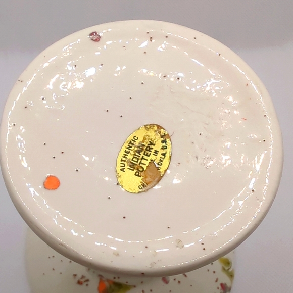 Creek Pottery - Native American Totem Pole Candle Stand - Picture 6 of 10